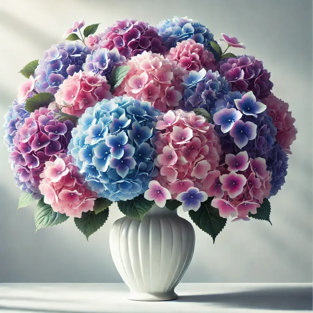 Colorful Hydrangea Bouquet